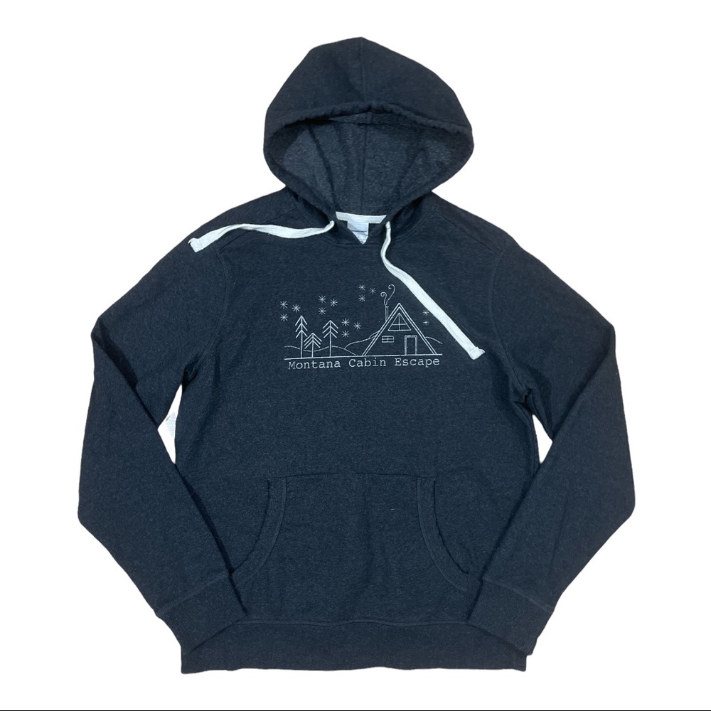 DISTRICT hoodie Medium MONTANA cabin‎ ESCAPE